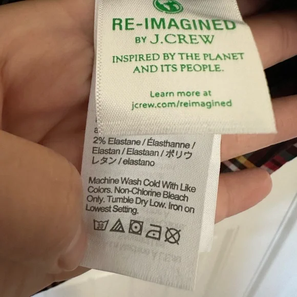 J. Crew Plaid Set Women's Kids Plaid Dress and Women's Top Matching - Picture 11 of 12